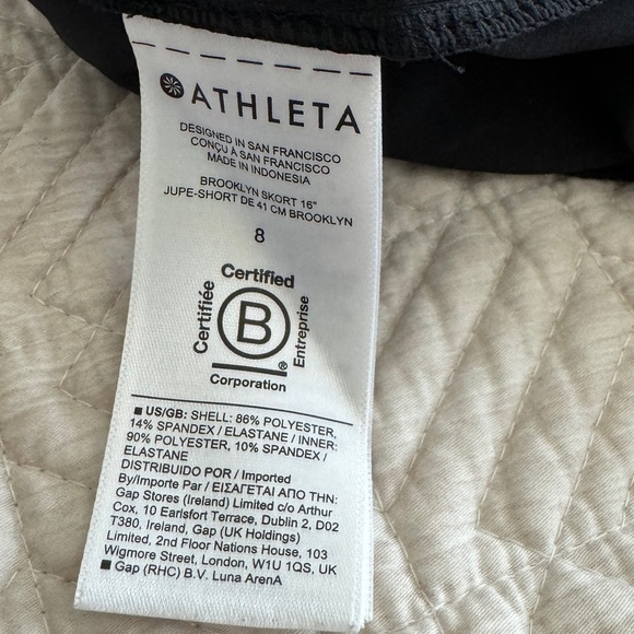 Athleta Brooklyn mid rise 16 skort size 8 - Picture 6 of 6